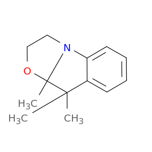 Oxazolo[3,2-a]indole, 2,3,9,9a-tetrahydro-9,9,9a-trimethyl-
