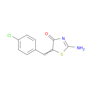 2-amino-5-[(4-chlorophenyl)methylidene]-1,3-thiazol-4-one