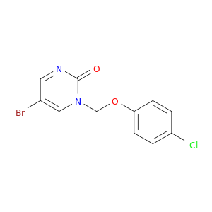 2(1H)-Pyrimidinone, 5-bromo-1-[(4-chlorophenoxy)methyl]-
