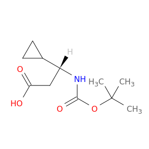 (3R)-3-{[(叔丁氧基)羰基]氨基}-3-环丙基丙酸