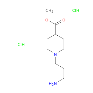 methyl 1-(3-aminopropyl)piperidine-4-carboxylate dihydrochloride