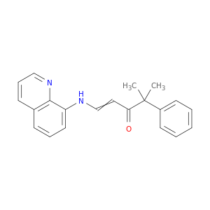 1-Penten-3-one, 4-methyl-4-phenyl-1-(8-quinolinylamino)-