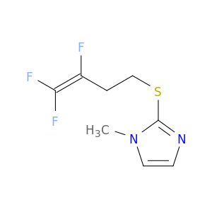 1H-Imidazole, 1-methyl-2-[(3,4,4-trifluoro-3-butenyl)thio]-