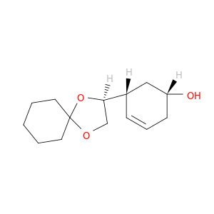 3-Cyclohexen-1-ol, 5-[(2S)-1,4-dioxaspiro[4.5]dec-2-yl]-, (1R,5R)-