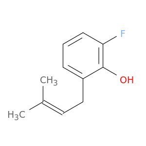 Phenol, 2-fluoro-6-(3-methyl-2-butenyl)-
