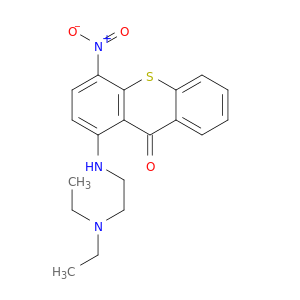 1-((2-(DIETHYLAMINO)ETHYL)AMINO)-4-NITRO-9H-THIOXANTHEN-9-ONE