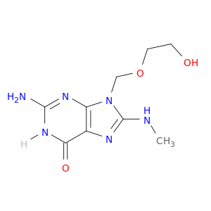 9-[(2-HYDROXYETHOXY)METHYL]-8-MONOMETHYLAMINOGUANINE
