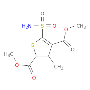 2,4-Dimethyl 3-methyl-5-sulfamoylthiophene-2,4-dicarboxylate