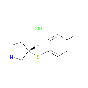 (S)-3-(4-氯-苯基硫基)-吡咯烷盐酸盐