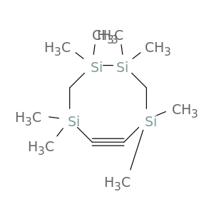 1,2,4,7-Tetrasilacyclooct-5-yne, 1,1,2,2,4,4,7,7-octamethyl-