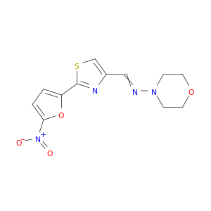 4-Morpholinamine,N-[[2-(5-nitro-2-furanyl)-4-thiazolyl]methylene]-