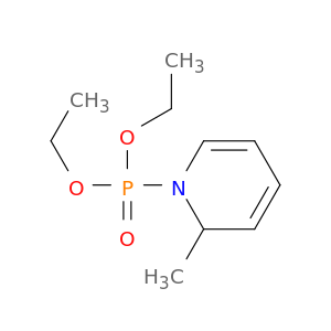 Phosphonic acid, (2-methyl-1(2H)-pyridinyl)-, diethyl ester