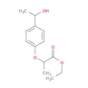 Propanoic acid, 2-[4-(1-hydroxyethyl)phenoxy]-, ethyl ester