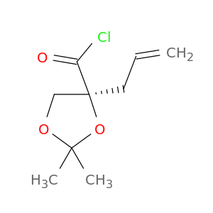 1,3-Dioxolane-4-carbonylchloride, 2,2-dimethyl-4-(2-propenyl)-, (S)- (9CI)