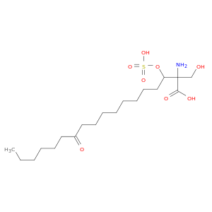 Octadecanoic acid, 2-amino-2-(hydroxymethyl)-12-oxo-3-(sulfooxy)-