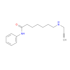 Heptanamide, N-phenyl-7-(2-propynylamino)-