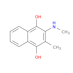 1,4-Naphthalenediol, 2-methyl-3-(methylamino)-