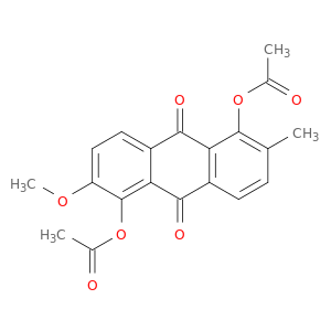 9,10-Anthracenedione, 1,5-bis(acetyloxy)-2-methoxy-6-methyl-