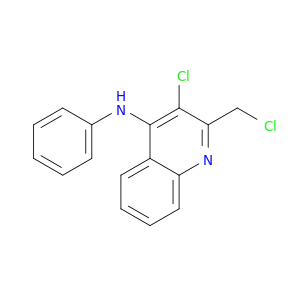 4-Quinolinamine, 3-chloro-2-(chloromethyl)-N-phenyl-
