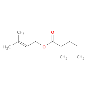 Pentanoic acid, 2-methyl-, 3-methyl-2-butenyl ester