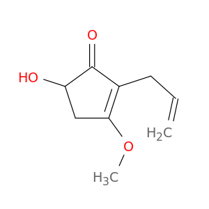2-Cyclopenten-1-one, 5-hydroxy-3-methoxy-2-(2-propenyl)-