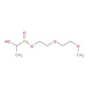 Phosphinic acid, (1-hydroxyethyl)-, 2-(2-methoxyethoxy)ethyl ester