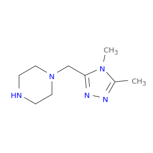 1-[(Dimethyl-4H-1,2,4-triazol-3-yl)methyl]piperazine