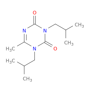 1,3,5-Triazine-2,4(1H,3H)-dione, 6-methyl-1,3-bis(2-methylpropyl)-