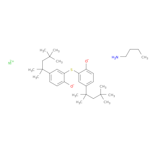 nickel(2+) 2,2'-sulfanediylbis[4-(2,4,4-trimethylpentan-2-yl)phenolate] butan-1-amine(1:1:1)