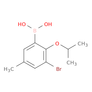 B-[3-溴-5-甲基-2-(1-甲基乙氧基)苯基]硼酸