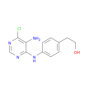 Benzeneethanol,4-[(5-amino-6-chloro-4-pyrimidinyl)amino]-