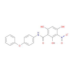 Benzamide, 2,4,6-trihydroxy-3-nitro-N-(4-phenoxyphenyl)-