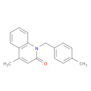 2(1H)-Quinolinone, 4-methyl-1-[(4-methylphenyl)methyl]-