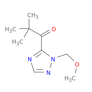 1-Propanone, 1-[1-(methoxymethyl)-1H-1,2,4-triazol-5-yl]-2,2-dimethyl-