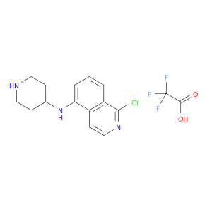 5-Isoquinolinamine, 1-chloro-N-4-piperidinyl-, trifluoroacetate
