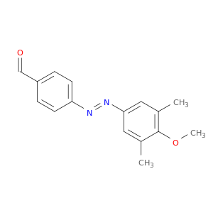 Benzaldehyde, 4-[(1E)-2-(4-methoxy-3,5-dimethylphenyl)diazenyl]-