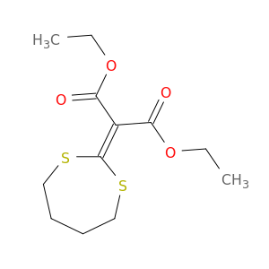 Propanedioic acid, 1,3-dithiepan-2-ylidene-, diethyl ester