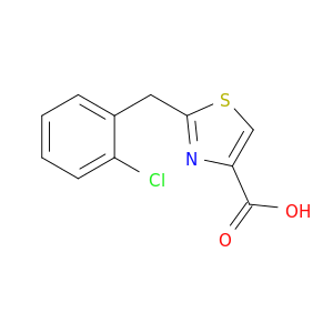 4-Thiazolecarboxylic acid, 2-[(2-chlorophenyl)methyl]-