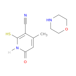 4-Methyl-6-oxo-2-sulfanyl-1,6-dihydropyridine-3-carbonitrile, morpholine