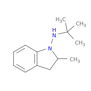 1H-Indol-1-amine, N-(1,1-dimethylethyl)-2,3-dihydro-2-methyl-