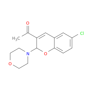 Ethanone,1-[6-chloro-2-(4-morpholinyl)-2H-1-benzopyran-3-yl]-