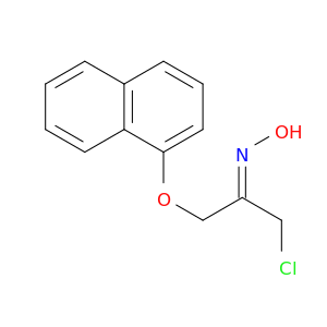2-丙酮,1-氯-3-(1-萘氧基)-,肟,(Z)-