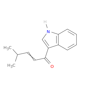 2-Penten-1-one, 1-(1H-indol-3-yl)-4-methyl-