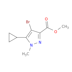 methyl 4-bromo-5-cyclopropyl-1-methyl-1H-pyrazole-3-carboxylate