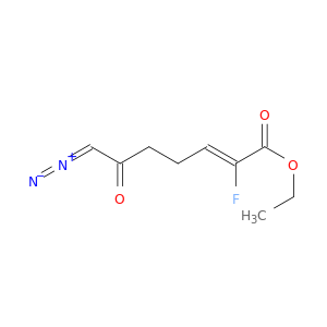 2-Heptenoic acid, 7-diazo-2-fluoro-6-oxo-, ethyl ester, (2Z)-