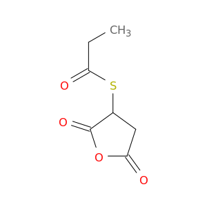 Propanethioic acid, S-(tetrahydro-2,5-dioxo-3-furanyl) ester