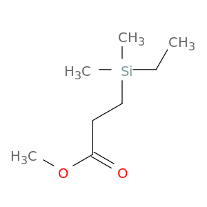 Propanoic acid, 3-(ethyldimethylsilyl)-, methyl ester