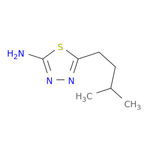5-(3-Methylbutyl)-1,3,4-thiadiazol-2-amine
