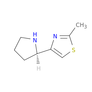 2-methyl-4-[(2R)-pyrrolidin-2-yl]-1,3-thiazole