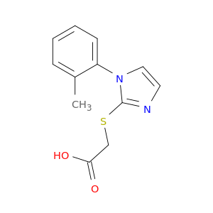 2-{[1-(2-Methylphenyl)-1H-imidazol-2-yl]sulfanyl}acetic Acid